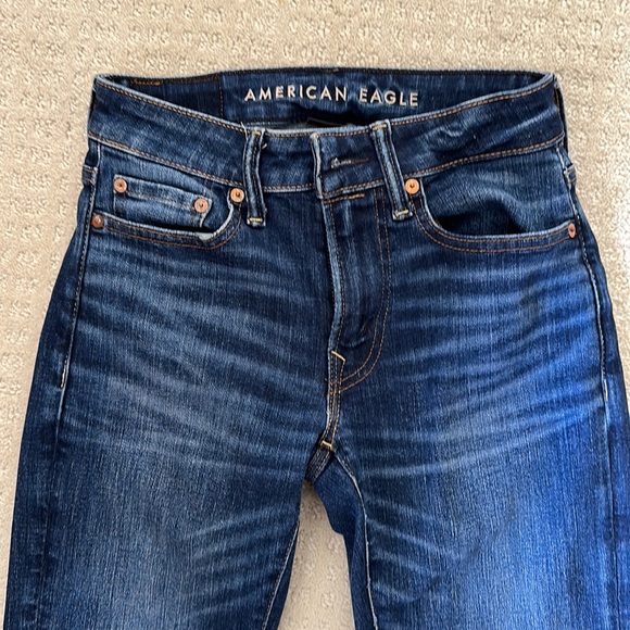American Eagle Mens Airflex+ Jeans. -dark Size 26x30 Slim. - Picture 5 of 6